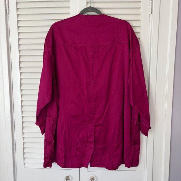 Vintage MaxMara coat jacket 8 fuschia pink - Picture 6 of 8